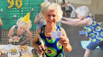 Com muito esporte, Centro Rebouças celebra 90 anos de uma das alunas mais antigas