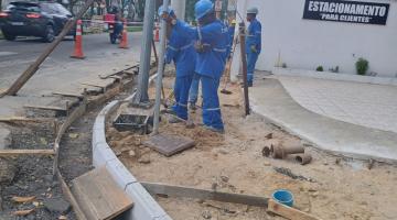 Começam obras de revitalização em mais um trecho do canal 1, em Santos