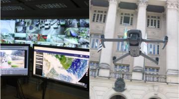 Mudanças climáticas: Santos utiliza CCO e drone para monitoramento preventivo de áreas de risco
