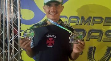 Jovem santista fatura duas medalhas no Campeonato Brasileiro de Canoa Havaiana