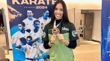 Carateca de Santos é ouro no Campeonato Pan-Americano Adulto, no Uruguai