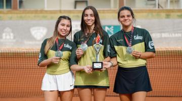 Meninas do tênis de Santos garantem vice-campeonato dos Jogos da Juventude