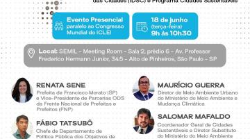 Santos apresenta estratégias de desenvolvimento sustentável em congresso mundial