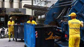 Contentores auxiliam na coleta e reduzem em 70% acidentes com funcionários de limpeza em Santos