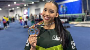 Carateca de Santos conquista duas medalhas no Campeonato Sul-Americano na Bolívia