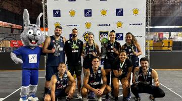 Meninas do basquete 3x3 de Santos vencem Brasileiro Interclubes; masculino fica em 3º
