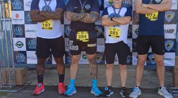 Guardas Municipais de Santos participam de corrida solidária em Sorocaba