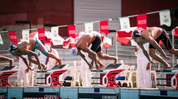 Natação santista fatura 13 medalhas no 1º dia de disputas dos Jogos Abertos