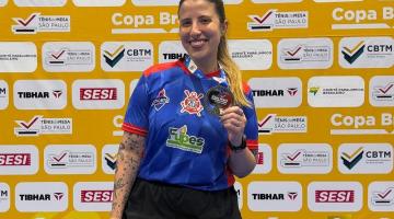 Mesatenistas paralímpicos de Santos brilham em etapa da Copa do Brasil