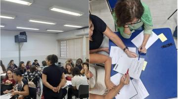 Professores da rede municipal de Santos passam por formação dentro do Programa Alfabetiza Juntos