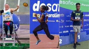 Trio de Santos brilha no Desafio Brasil e na fase internacional do Circuito Paralímpico de atletismo