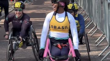 Paratleta de Santos Vanessa Cristina se firma no top 10 mundial após Maratona de Londres