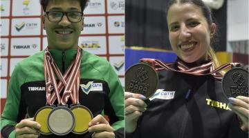 Mesatenistas santistas faturam três ouros e duas pratas em circuito internacional paralímpico