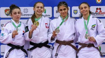 Revelação santista do judô volta a brilhar no exterior com bronze na Polônia