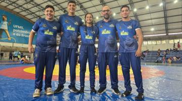 Lutadores de Santos vencem circuito no MS e lideram ranking nacional no wrestling