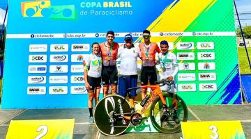 Equipe santista fatura cinco ouros na Copa Brasil de Paraciclismo
