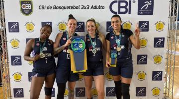 Meninas do basquete 3x3 de Santos vencem Campeonato Brasileiro de forma invicta