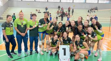 Com tetra do vôlei feminino, Santos encerra participação nos Jogos da Juventude