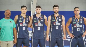 Basquete 3x3 de Santos é vice-campeão em etapa do Paulista Adulto