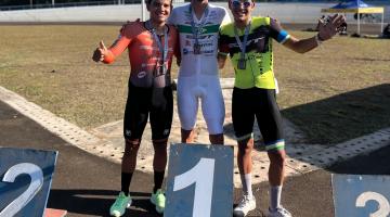Fera de equipe santista de ciclismo conquista dois ouros no Interestadual de Pista