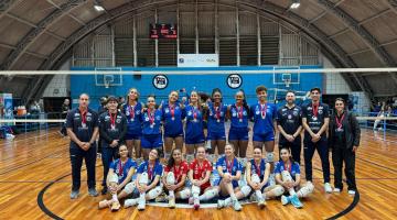 Vôlei feminino santista conquista feito inédito e é a vice-campeão paulista sub-21