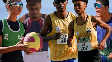 Ginástica artística, vôlei de praia e atletismo mantêm Santos na liderança dos Regionais