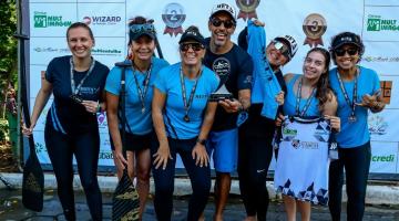 Canoísta da Fupes integra equipe campeã do 14º Desafio 19k Marina Andrade em Cubatão