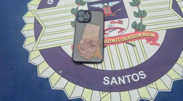 Guarda Municipal de Santos apreende adolescente por roubo de celular