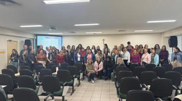 professores passam por formação #paratodosverem