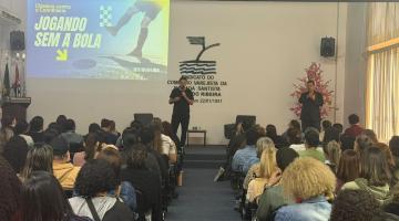 auditório lotado em palestra. #paratodosverem