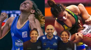 Gêmeas do wrestling santista disputam Mundial Sub-17 em Atenas, na Grécia