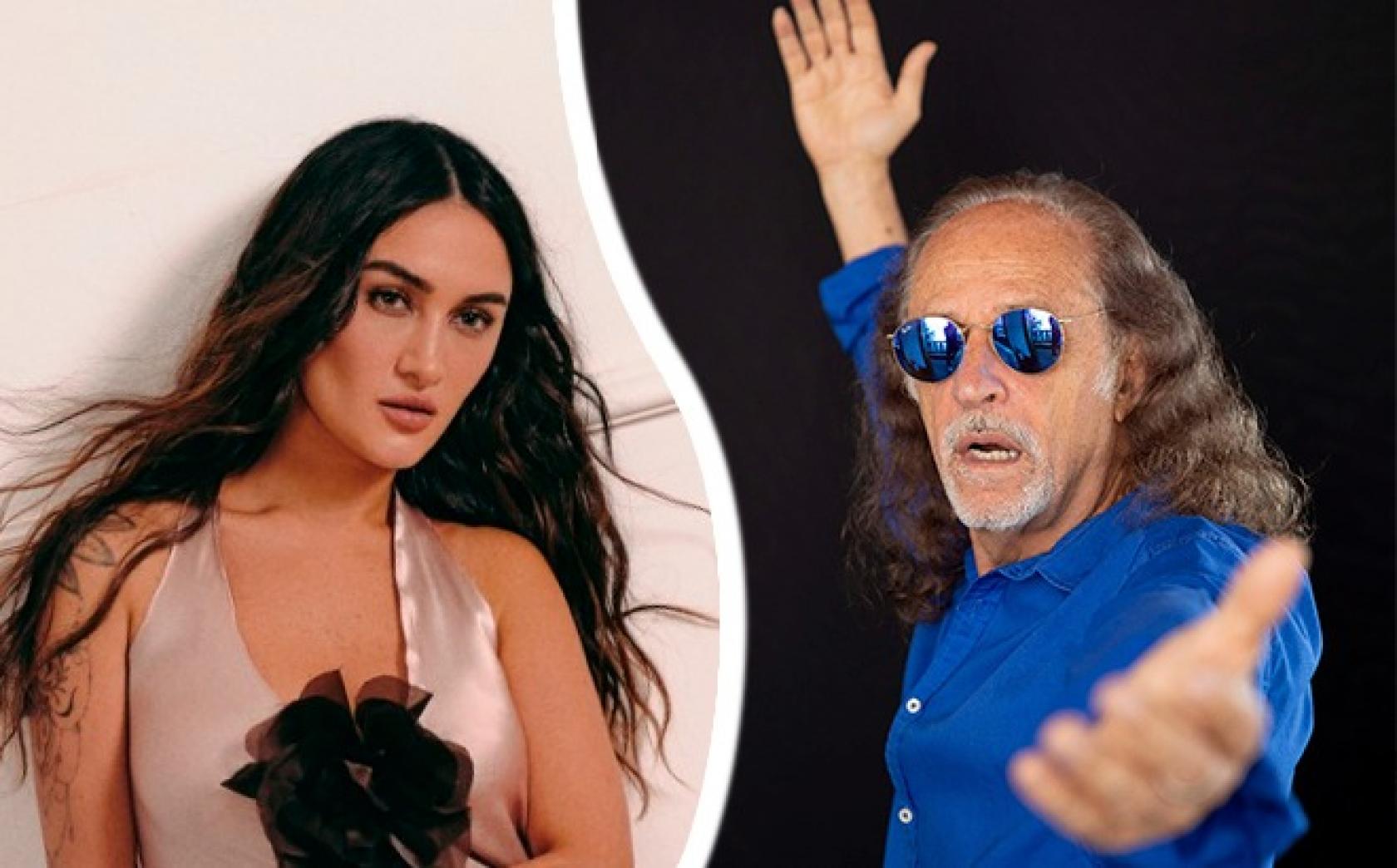 montagem mostra os dois artisitas #paratodosverem