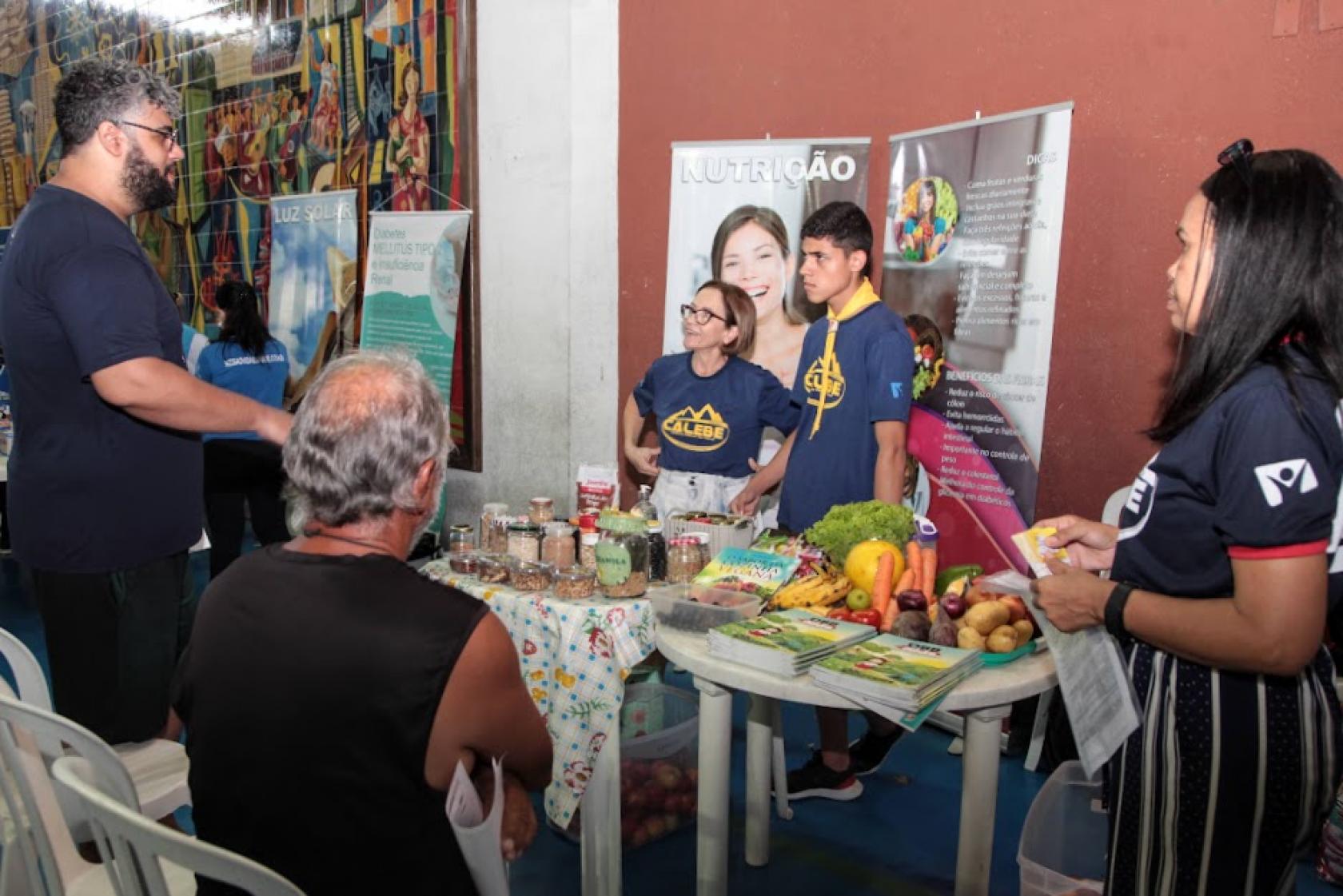 pessoas são atendidas no evento #paratodosverem