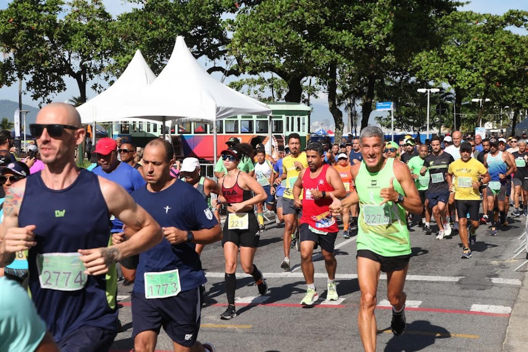 atletas correndo na prova #paratodosverem