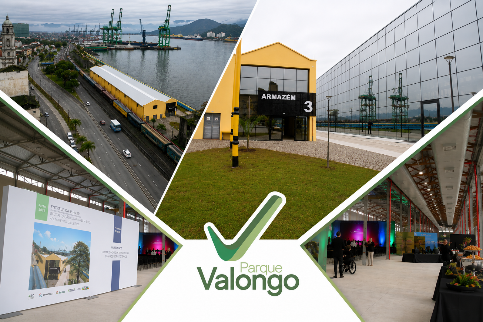 montagem mostra várias fotos do armazém 3 #paratodosverem