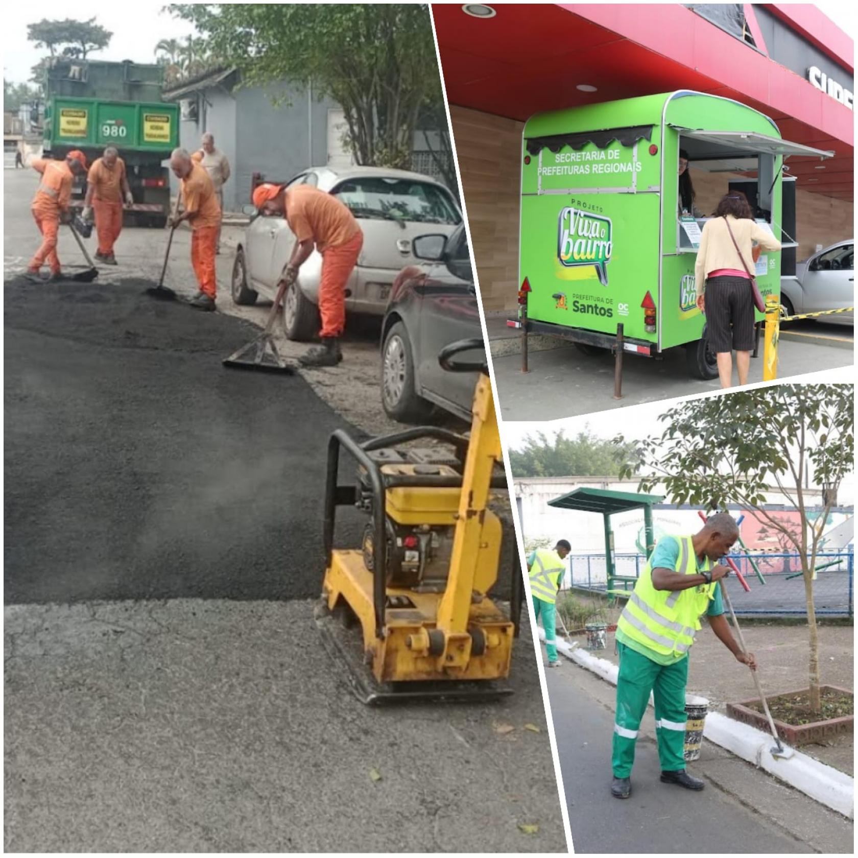 montagem mostra zeladoria e trailer #paratodosverem