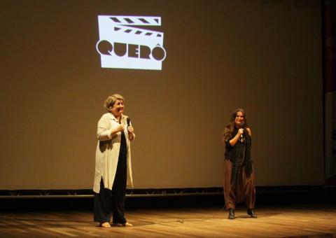 A presidente do Instituto Querô, Debora Ivanov, e a a coordenador institucional da entidade, Tammy Weiss