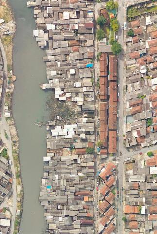 imagem aérea do dique #paratodosverem