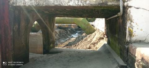 Canal com areia dentro #paratodosverem