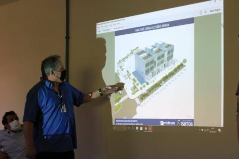 apresentação de projeto de reforma de escola. #paratodosverem