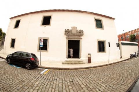 fachada da casa do trem bélico #paratodosverem