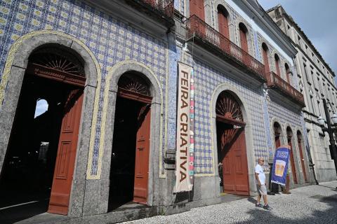 Fachada da Frontaria Azulejada. #pratodosverem