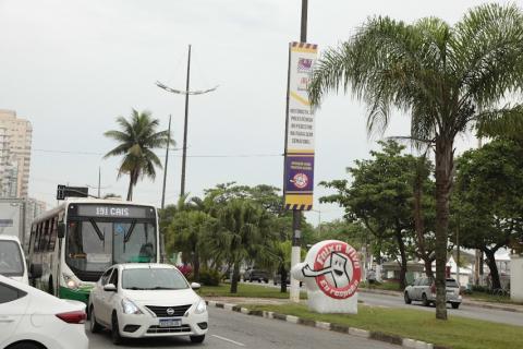 banner se inflável da campanha #paratodosverem