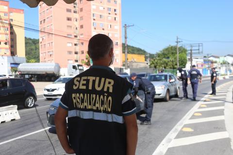 fiscais aram carros #paratodosverem