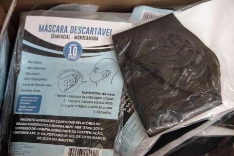 máscaras doadas #paratodosverem 