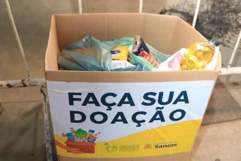 caixa de doações #paratodosverem 