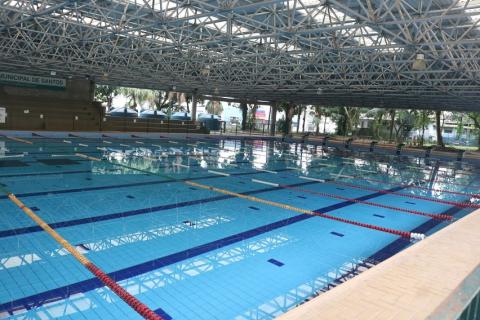 a piscina do Rebouças. #paratodosverem