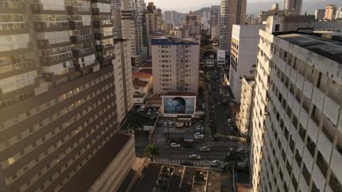 foto aérea do grafite #paratodosverem