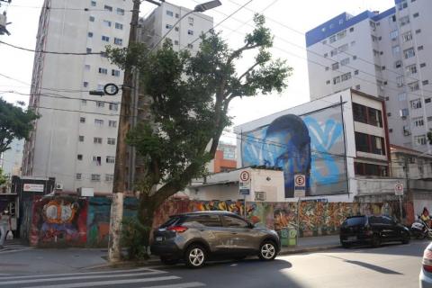 grafite visto da rua #paratodosverem