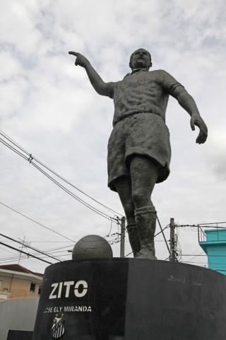 A estátua de Zito. #Paratodosverem